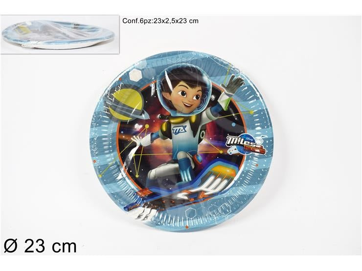 ΠΙΑΤΑ ΠΑΡΤΥ 6ΤΕΜ 23cm MILES