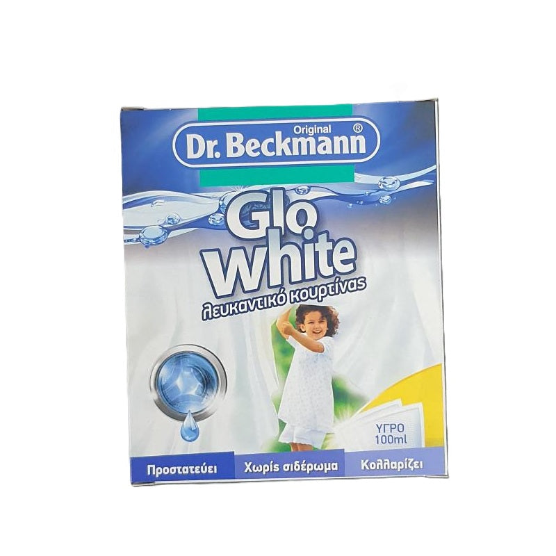 GLO WHITE ΛΕΥΚΑΝΤΙΚΟ ΚΟΥΡΤΙΝΑΣ 1x100ml Dr BECKMANN