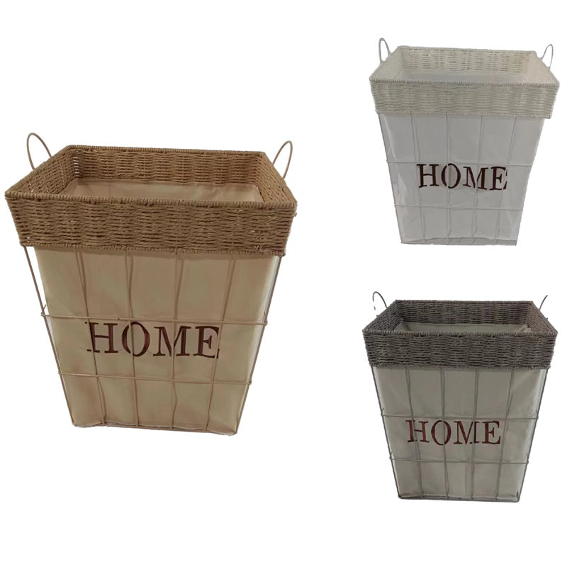 ΚΑΛΑΘΙ ΑΠΛΥΤΩΝ ΜΕΤΑΛΛΙΚΟ ΜΕ ΥΦΑΣΜΑ 37x45x57cm TNS