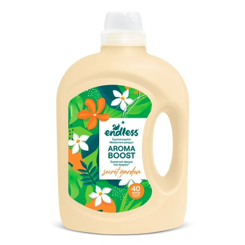 ENDLESS ΜΑΛΑΚΤΙΚΟ BOOST SECRET GARDEN 40μεζ 2lt ΣΥΜΠΥΚΝΩΜΕΝΟ