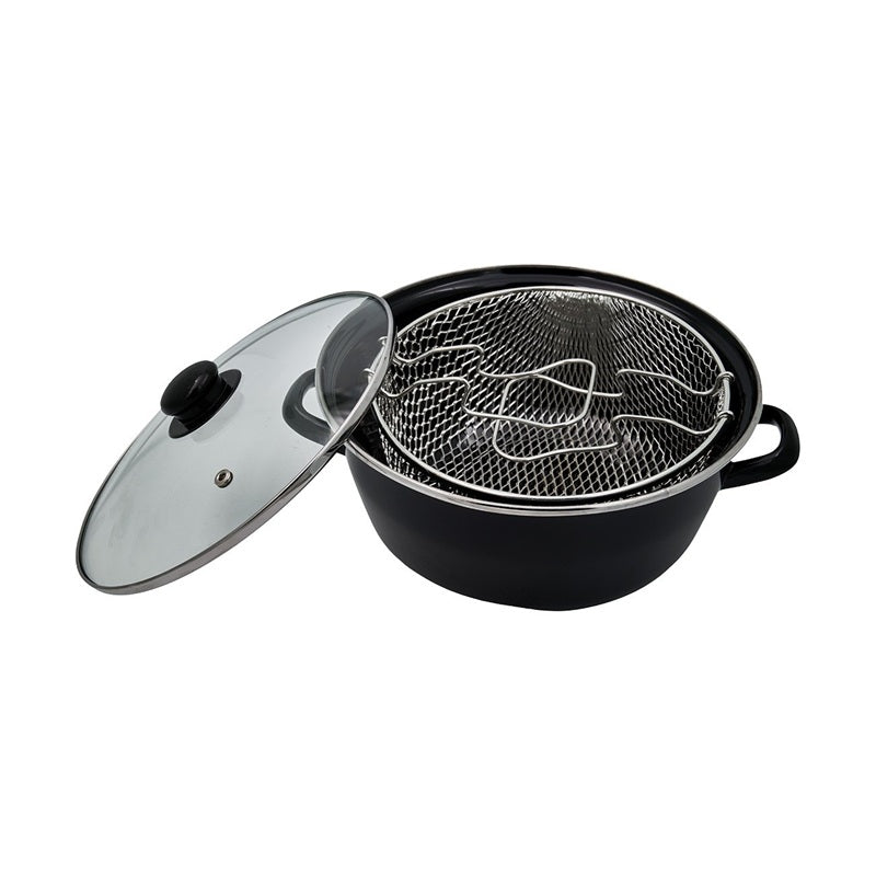 ΦΡΙΤΕΖΑ ΕΜΑΓΙΕ 24cm ΜΕ ΚΑΛΑΘΙ & ΓΥΑΛΙΝΟ ΚΑΠΑΚΙ