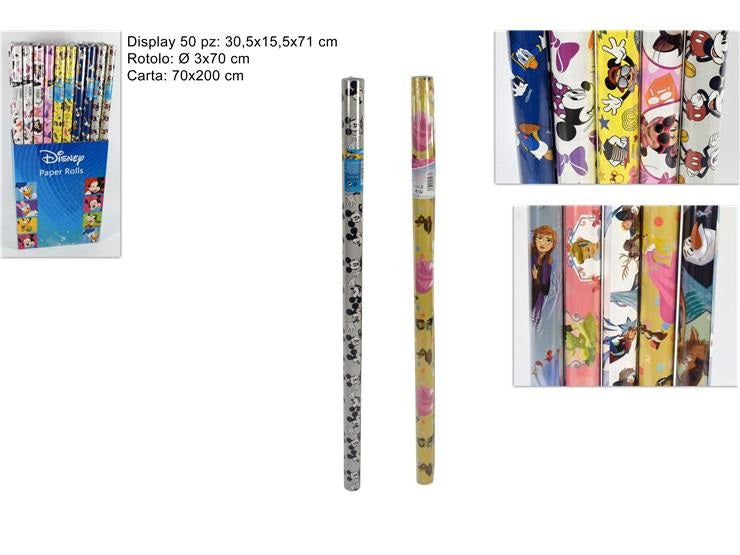 ΧΑΡΤΙ ΠΕΡΙΤΥΛΙΓΜΑΤΟΣ 70x200cm DISNEY