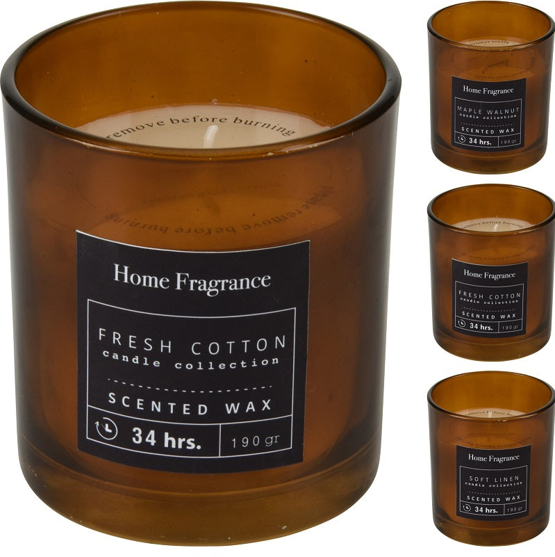 ΚΕΡΙ ΑΡΩΜΑΤΙΚΟ ΣΕ ΓΥΑΛΙΝΟ ΠΟΤΗΡΙ 190gr