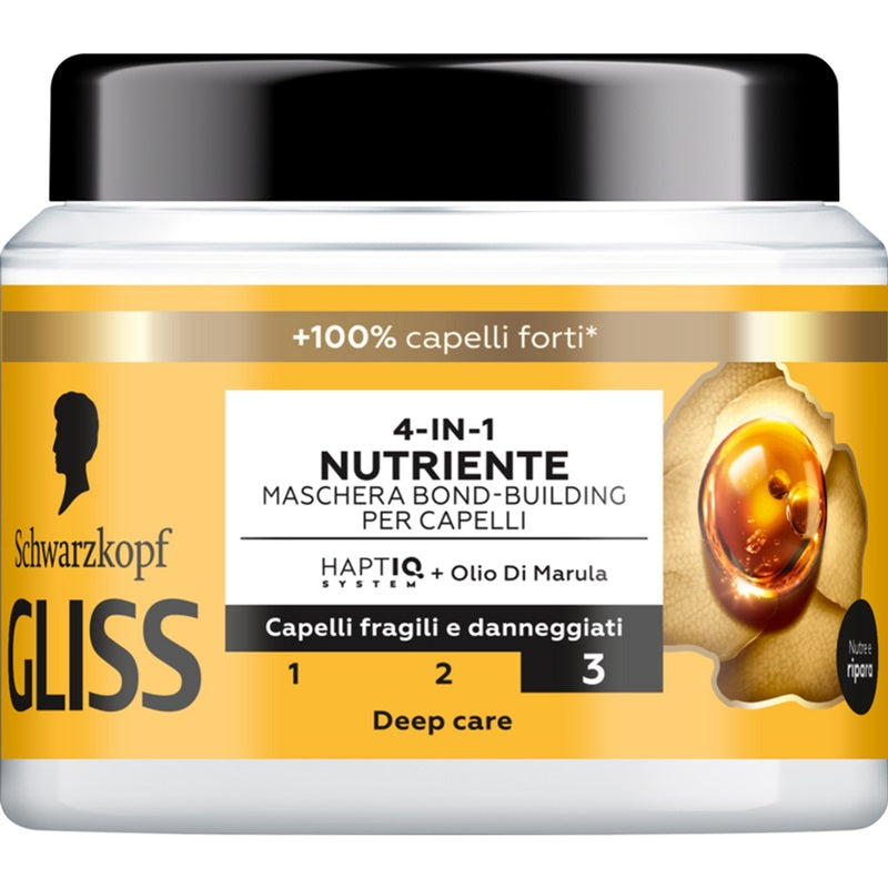 GLISS ΜΑΣΚΑ ΜΑΛΛΙΩΝ 400ml NUTRIENTE