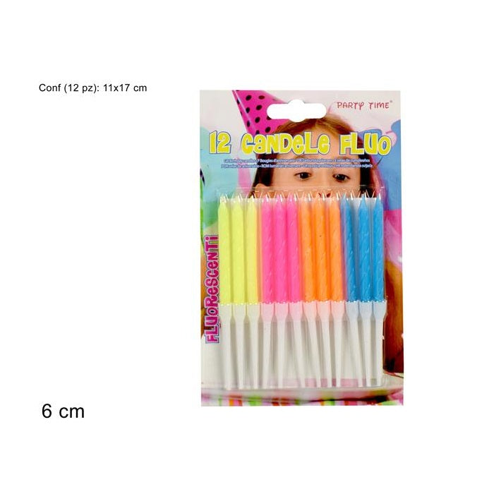 ΚΕΡΑΚΙΑ ΓΕΝΕΘΛΙΩΝ FLUO 12ΤΕΜ ΜΕ ΒΑΣΗ