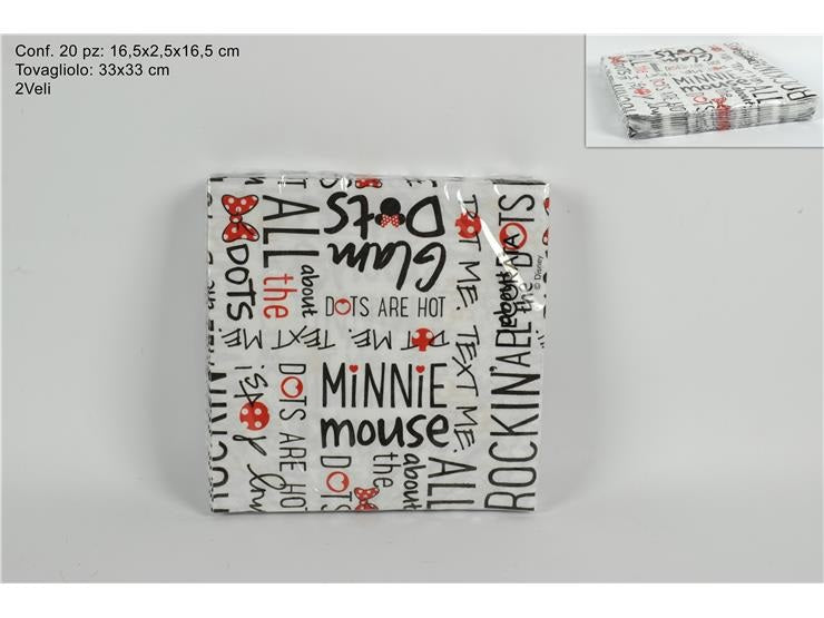 ΧΑΡΤΟΠΕΤΣΕΤΕΣ ΠΑΡΤΥ MINNIE 20ΤΕΜ 2Φ