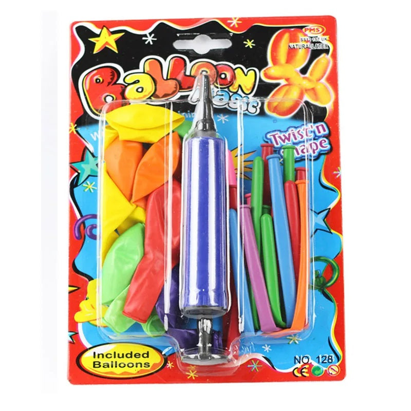 ΜΠΑΛΟΝΙΑ ΣΕΤ ΜΕ ΤΡΟΜΠΑ