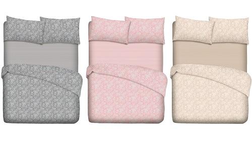 ΣΕΝΤΟΝΙ ΣΕΤ 160x260cm 2ΤΕΜ & ΜΑΞΙΛΑΡΟΘΗΚΗ 52x72cm ΕΜΠΡΙΜΕ FLAMINGO