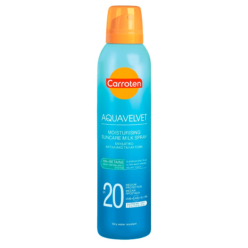 CARROTEN ΑΝΤΙΗΛΙΑΚO SPRAY AQUA VELVET SPF20 200ml