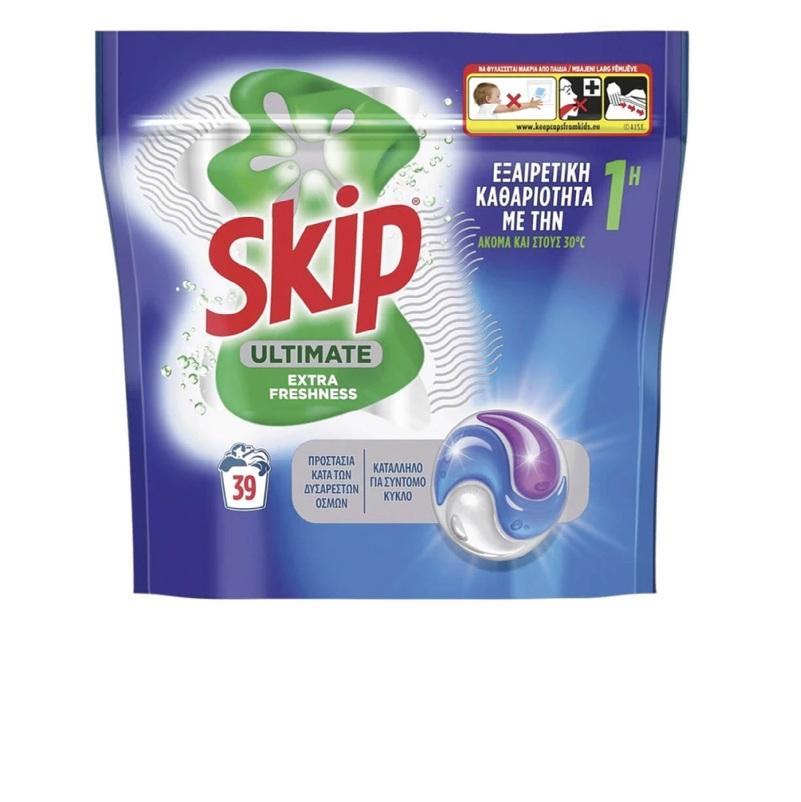 SKIP ULTIMATE ΚΑΨΟΥΛΕΣ ΠΛΥΝΤΗΡΙΟΥ ΡΟΥΧΩΝ 39ΤΕΜ 822.9gr