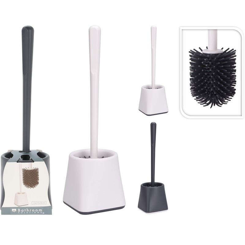 ΠΙΓΚΑΛ ΜΕ ΒΟΥΡΤΣΑ ΣΙΛΙΚΟΝΗΣ 10x10x36cm BATHROOM SOLUTIONS