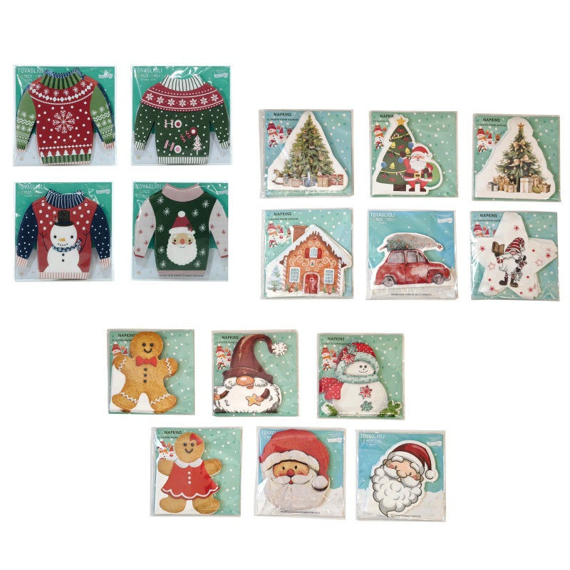 ΧΑΡΤΟΠΕΤΣΕΤΕΣ XMAS 3Φ 33cm 12ΤΕΜ VESTI CASA