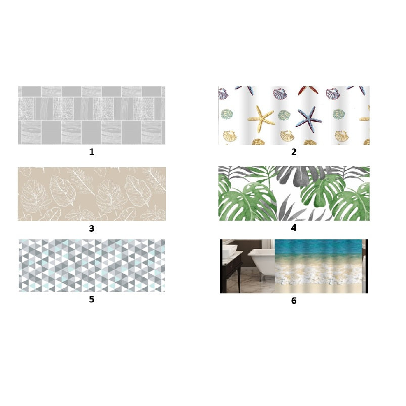 ΚΟΥΡΤΙΝΑ ΜΠΑΝΙΟΥ ΟΙΚΟΛΟΓΙΚΗ 180x180cm