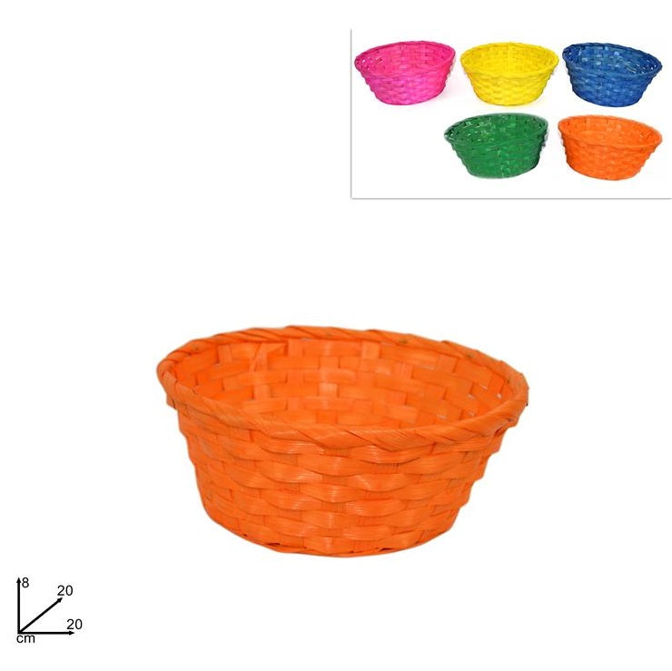 ΚΑΛΑΘΙ ΨΑΘΙΝΟ 20x20x8cm ΔΙΑΦΟΡΑ ΧΡΩΜΑΤΑ