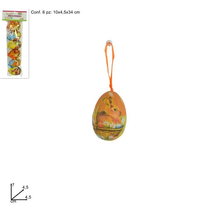 ΑΥΓΑ ΠΑΣΧΑΛΙΝΑ 7εκ 6ΤΕΜ ΜΕ ΚΟΥΝΕΛΙΑ