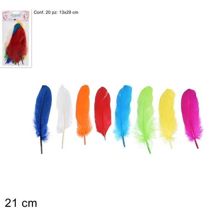 ΦΤΕΡΑ ΧΕΙΡΟΤΕΧΝΙΑΣ 20ΤΕΜ 21cm ΔΙΑΦΟΡΑ ΧΡΩΜΑΤΑ