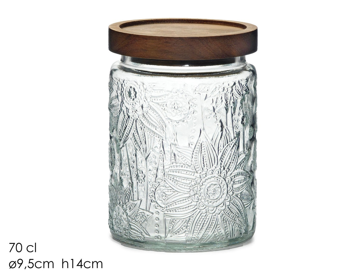 ΒΑΖΟ ΓΥΑΛΙΝΟ ΞΥΛΙΝΟ ΚΑΠΑΚΙ ΑΝΑΓΛΥΦΟ DECOR 10x14cm