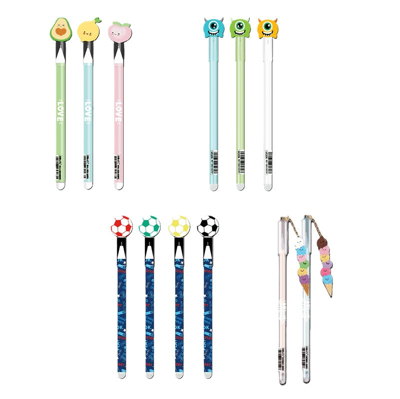 ΣΤΥΛΟ GEL 0.5mm ΜΕ ΜΠΛΕ MΕΛΑΝΙ ΠΟΥ ΣΒΗΝΕΙ METRON KIDS