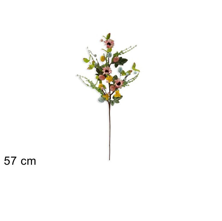 ΚΛΑΔΙ ΠΑΣΧΑΛΙΝΟ 57εκ ΜΕ ΛΟΥΛΟΥΔΙΑ ΚΑΙ ΑΥΓΑ