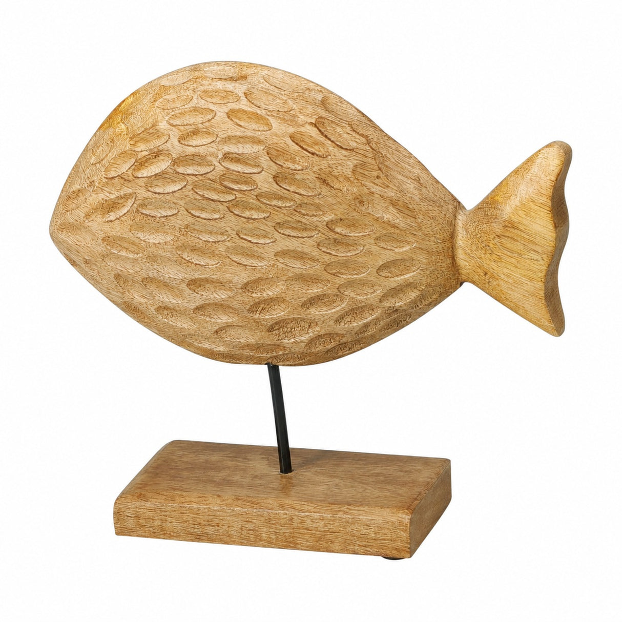 ΔΙΑΚΟΣΜΗΤΙΚΟ ΞΥΛΙΝΟ ΨΑΡΙ 22cm ΜΕ ΒΑΣΗ