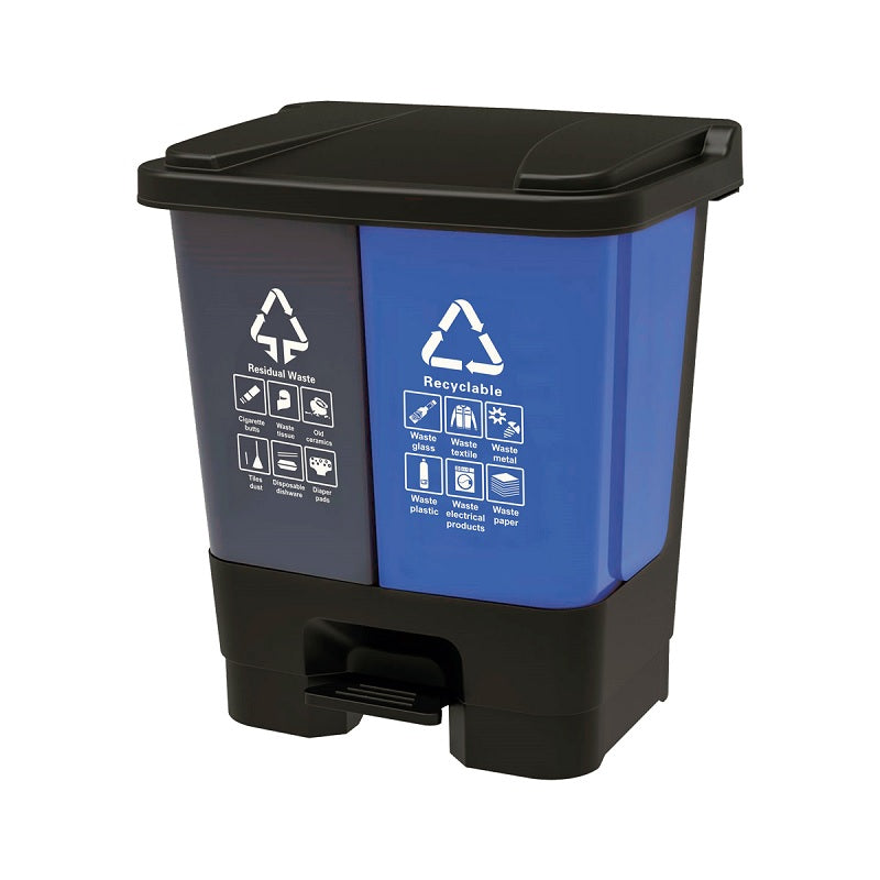 ΠΕΝΤΑΛ ΔΙΠΛΟΣ ΚΑΔΟΣ ΑΝΑΚΥΚΛΩΣΗΣ 40lt 46x37x50cm