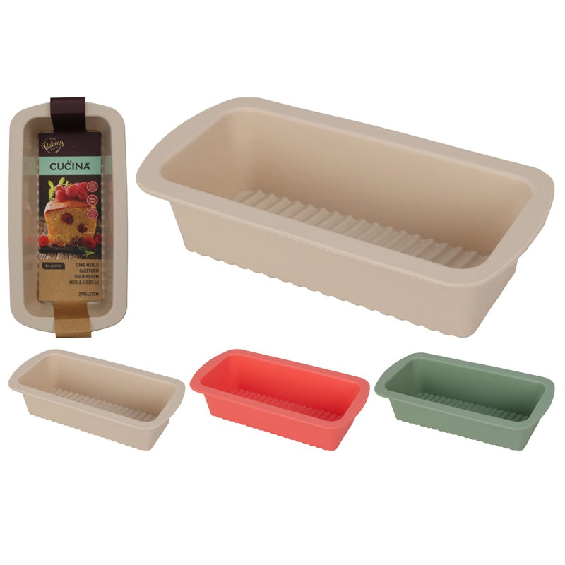 ΦΟΡΜΑ ΣΙΛΙΚΟΝΗΣ 27x14x7cm ΟΡΘΟΓΩΝΙΑ LA CUCINA