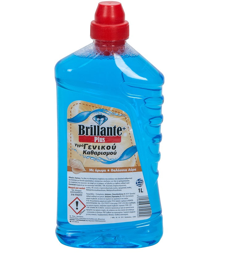 ΥΓΡΟ ΓΕΝΙΚΗΣ ΧΡΗΣΗΣ BRILLANTE 1lt ΘΑΛΑΣΣΙΑ ΑΥΡΑ
