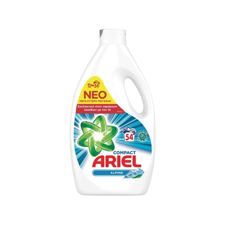 ARIEL ΥΓΡΟ ΠΛΥΝΤΗΡΙΟΥ 54μεζ ALPINE 2970ml