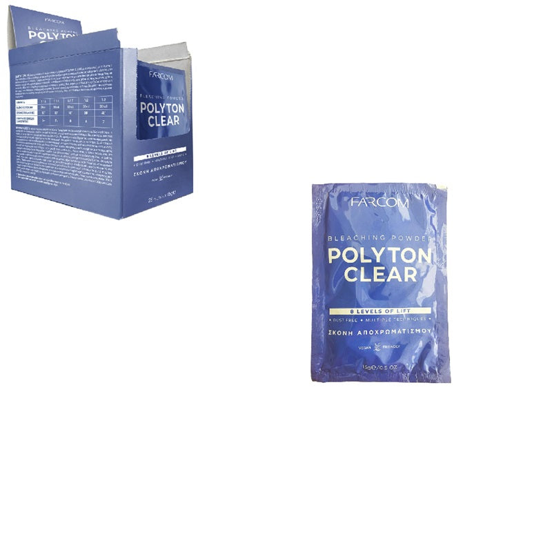ΣΚΟΝΗ ΑΠΟΧΡΩΜΑΤΙΣΜΟΥ POLYTON CLEAR 15gr ΦΑΚΕΛΑΚΙ