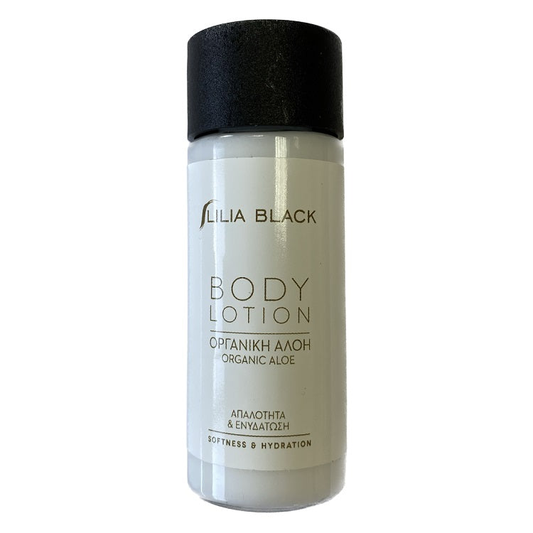 BODY LOTION LILIA BLACK 30ml 201τεμ ORGANIC ALOE
