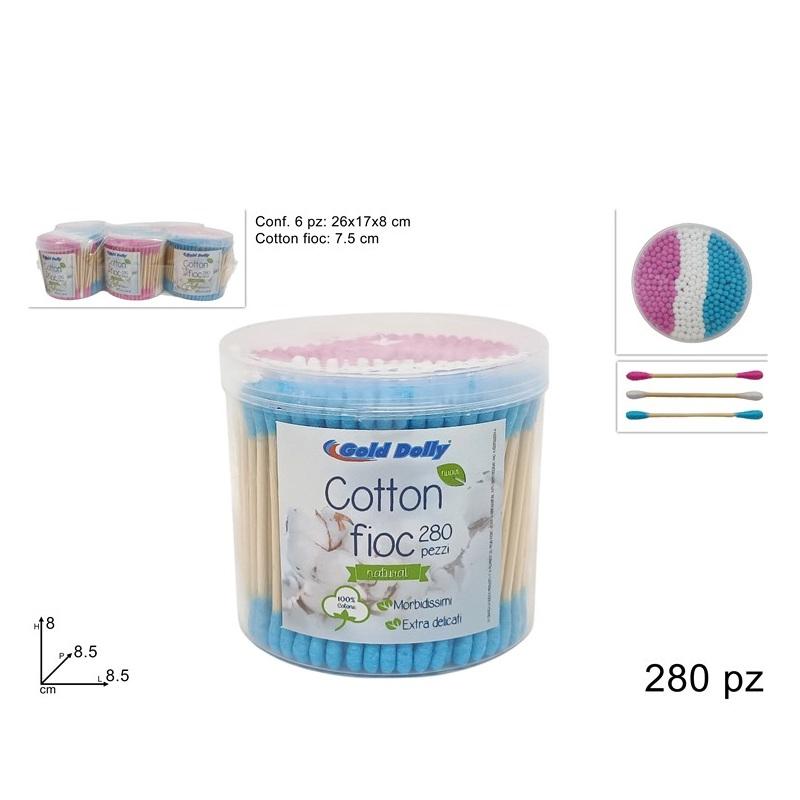 ΩΤΟΚΑΘΑΡΙΣΤΕΣ ΞΥΛΙΝΟΙ 280ΤΕΜ GOLD DOLLY