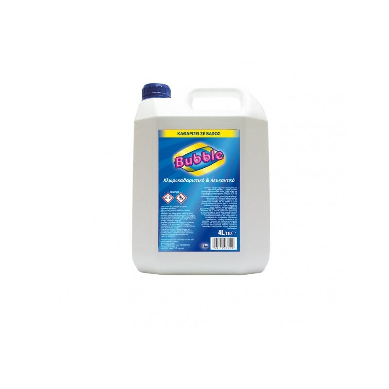 ΧΛΩΡΙΟ ΛΕΥΚΑΝΤΙΚΟ 4lt BUBBLE