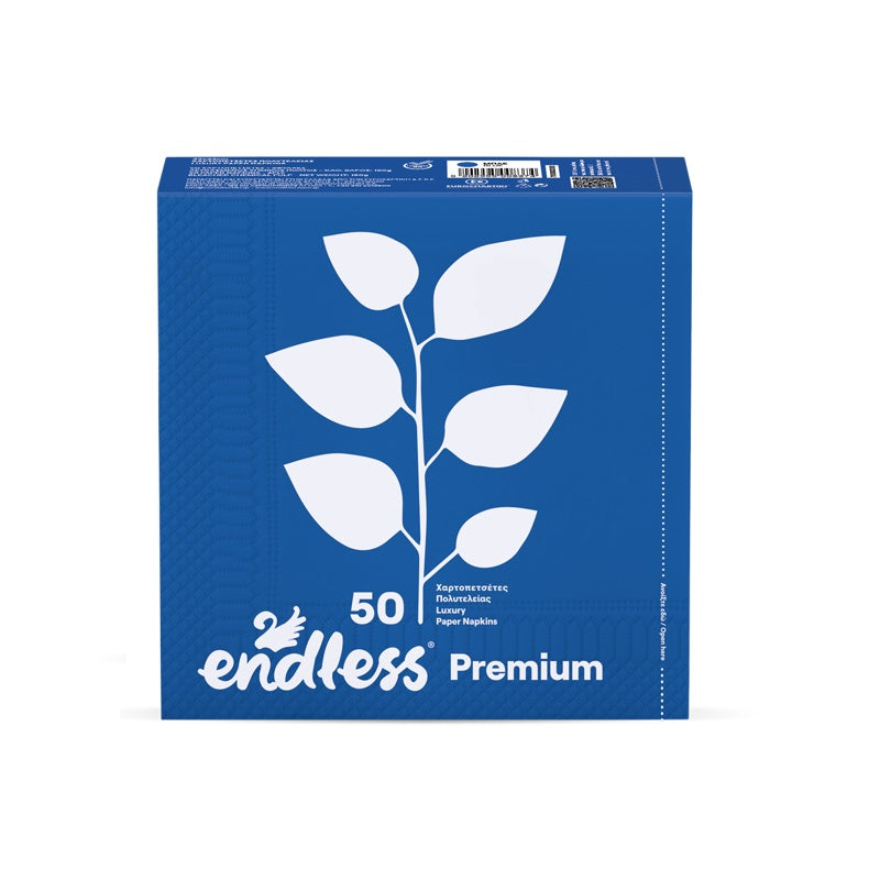 ΧΑΡΤΟΠΕΤΣΕΤΕΣ PREMIUM ΜΠΛΕ 33x33εκ 50ΤΕΜ ENDLESS