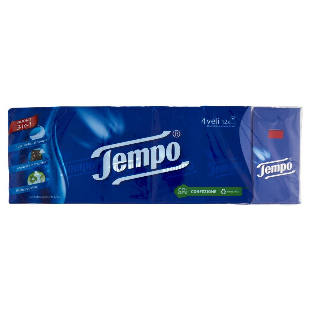 ΧΑΡΤΟΜΑΝΤΗΛΑ 4Φ 12ΤΕΜ TEMPO