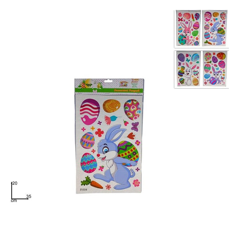 ΑΥΤΟΚΟΛΛΗΤΑ ΠΑΣΧΑΛΙΝΑ 20x35cm ΠΟΛΥΧΡΩΜΑ