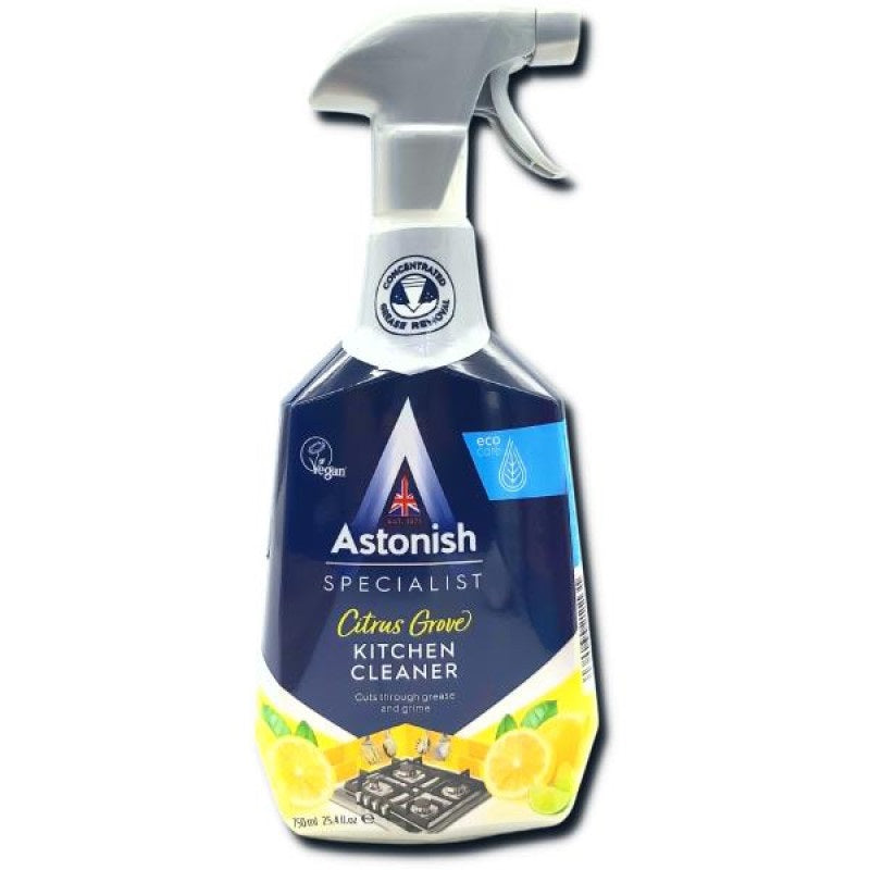ASTONISH ΚΑΘΑΡΙΣΤΙΚΟ ΓΙΑ ΛΙΠΗ 750ml SPRAY ΛΕΜΟΝΙ