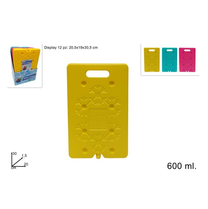 ΠΑΓΟΚΥΣΤΗ 600ml ΠΛΑΚΕ