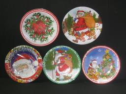 ΠΙΑΤΑ ΧΑΡΤΙΝΑ 6ΤΕΜ ΜΕΤΑΛΛΙΖΕ 23cm