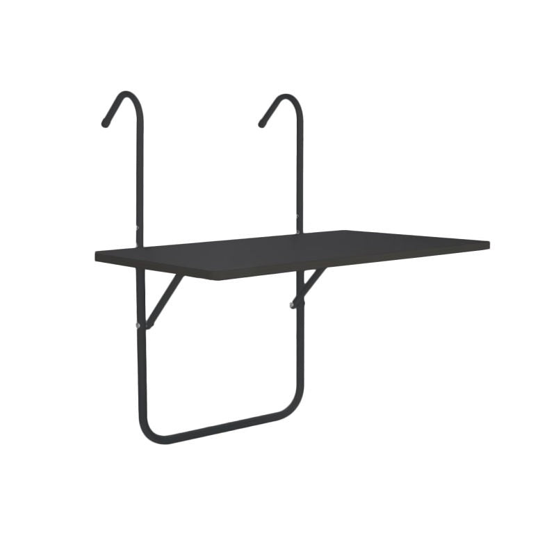 ΤΡΑΠΕΖΙ ΚΡΕΜΑΣΤΟ ΜΠΑΛΚΟΝΙΟΥ ΜΑΥΡΟ 60x40x74cm ANKOR