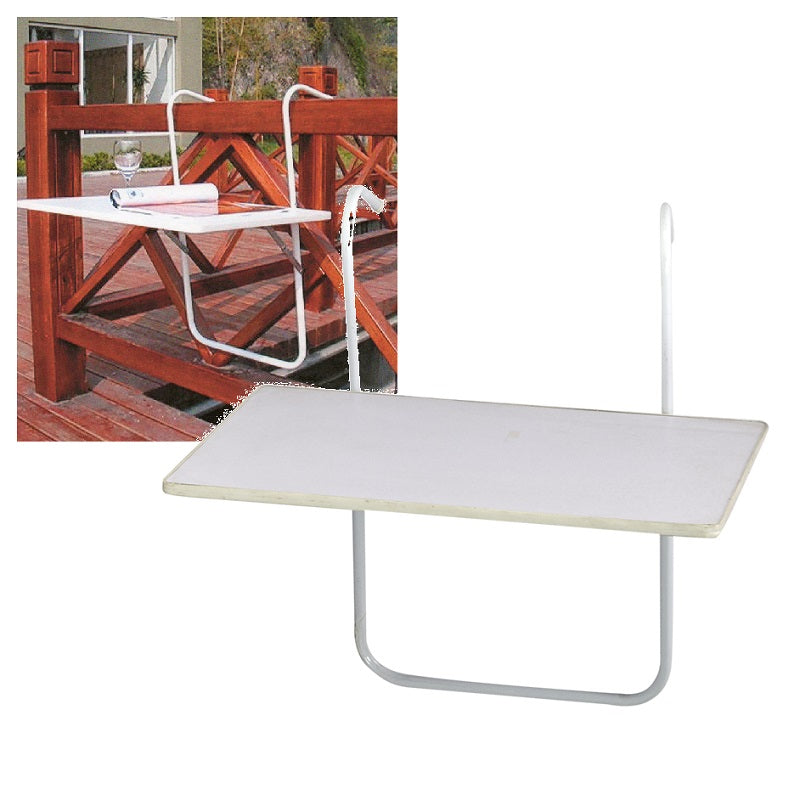 ΤΡΑΠΕΖΙ ΚΡΕΜΑΣΤΟ ΜΠΑΛΚΟΝΙΟΥ 60x40εκ ΛΕΥΚΟ