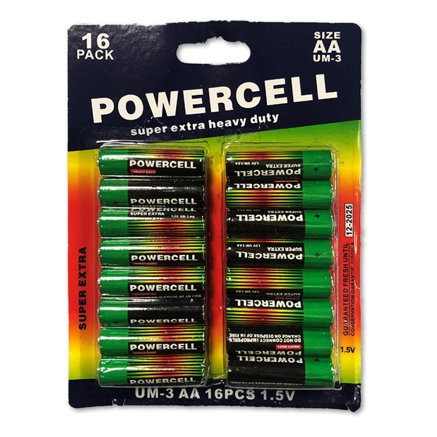 ΜΠΑΤΑΡΙΕΣ 2Α 12-16TEM ZINC CARBON POWERCELL