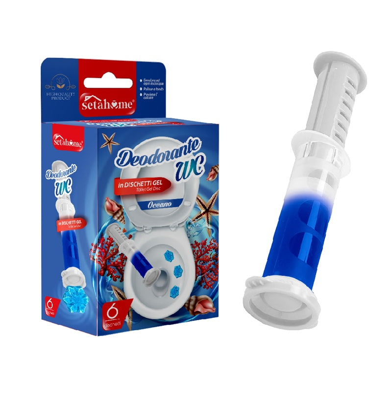 WC DISCS SETAHOME OCEAN 6ΤΕΜ