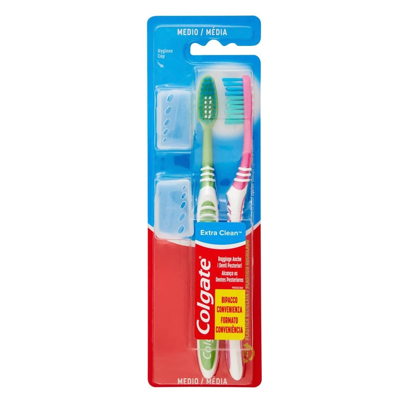 COLGATE ΟΔΟΝΤΟΒΟΥΡΤΣΑ EXTRA CLEAN 2TEM