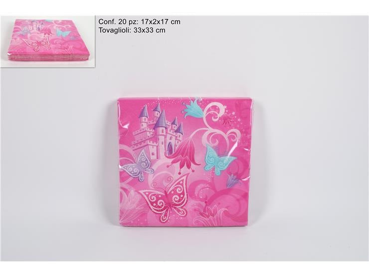 ΧΑΡΤΟΠΕΤΣΕΤΕΣ ΠΑΡΤΥ FAIRYLAND 20TEM 33x33cm 2Φ