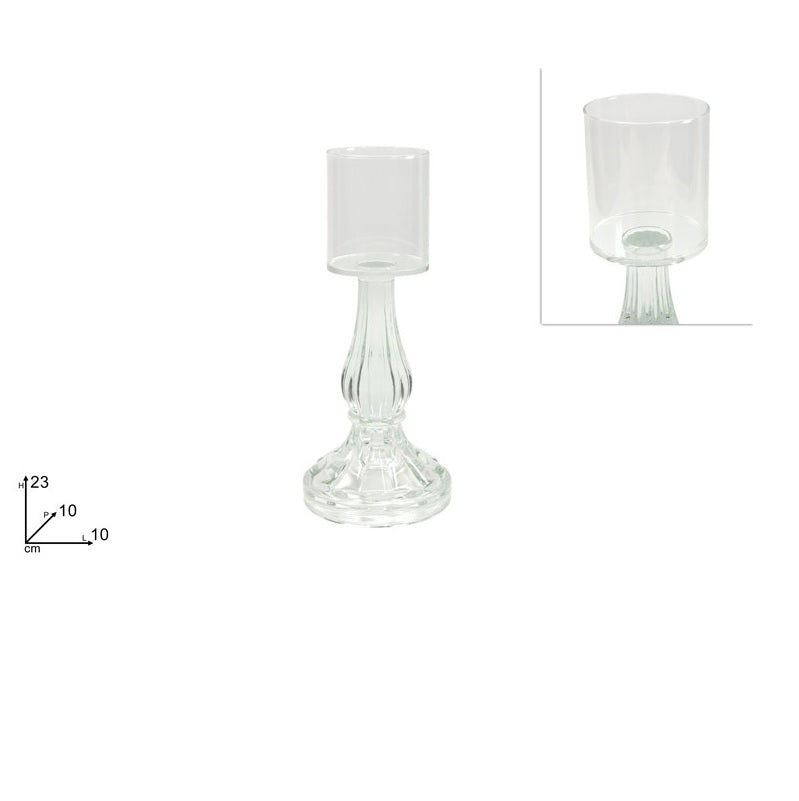 ΚΗΡΟΠΗΓΙΟ ΓΥΑΛΙΝΟ ΚΟΛΩΝΑΤΟ 23cm