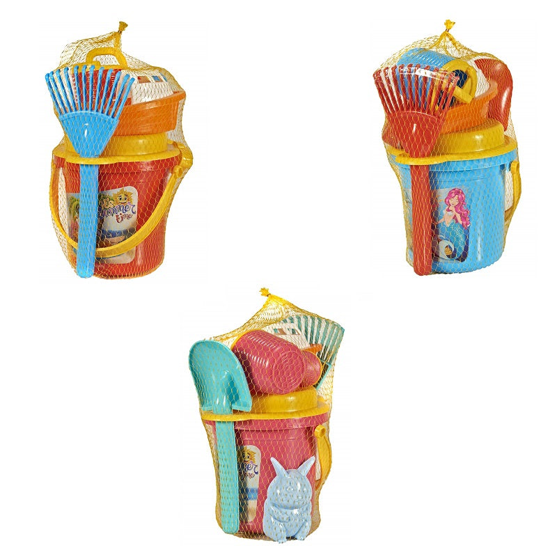 ΚΟΥΒΑΔΑΚΙ ΠΑΡΑΛΙΑΣ ΣΕΤ 5ΤΕΜ 26x32cm