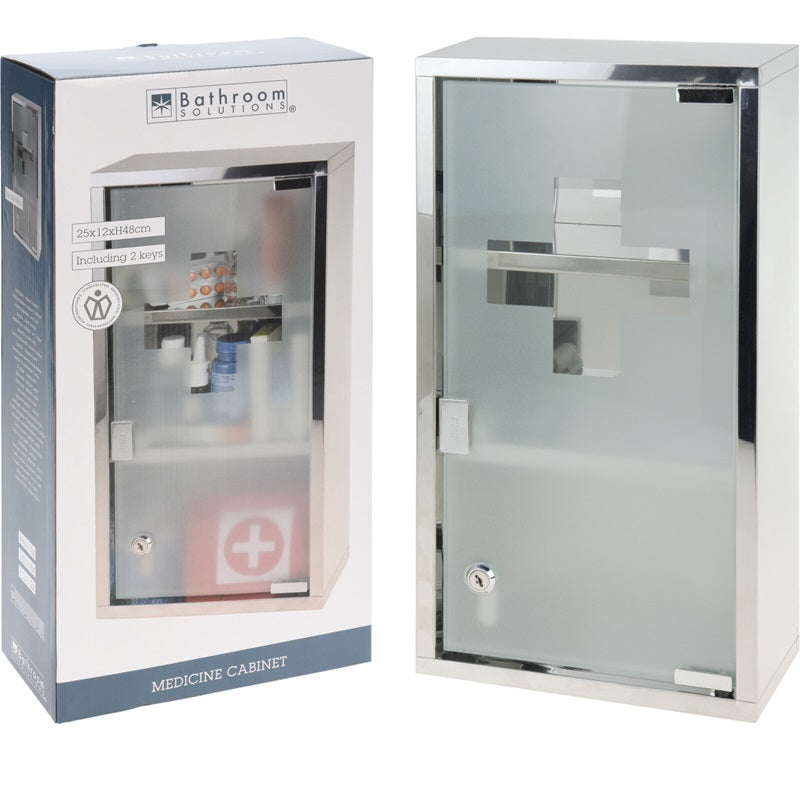 ΦΑΡΜΑΚΕΙΟ ΜΕΤΑΛΛΙΚΟ 25x12x48εκ