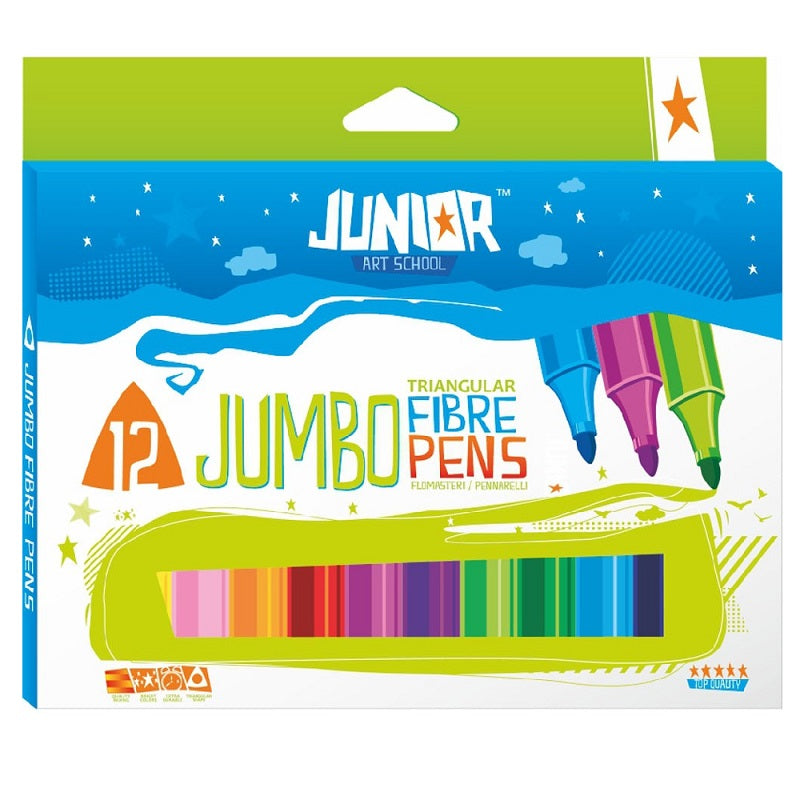 ΜΑΡΚΑΔΟΡΟΙ ΤΡΙΓΩΝΙΚΟΙ 12ΤΕΜ JUMBO JUNIOR
