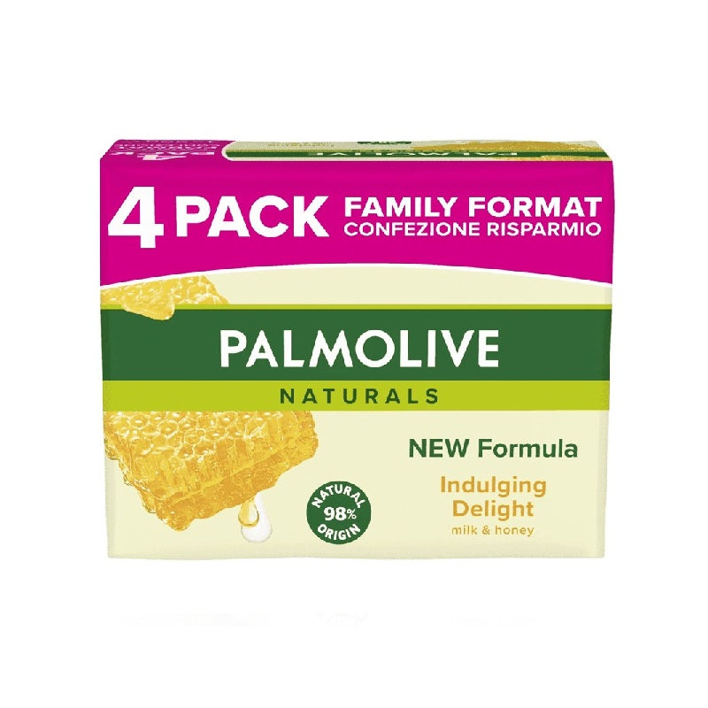 PALMOLIVE ΣΑΠΟΥΝΙ MILK HONEY 90gr 4ΤΕΜ