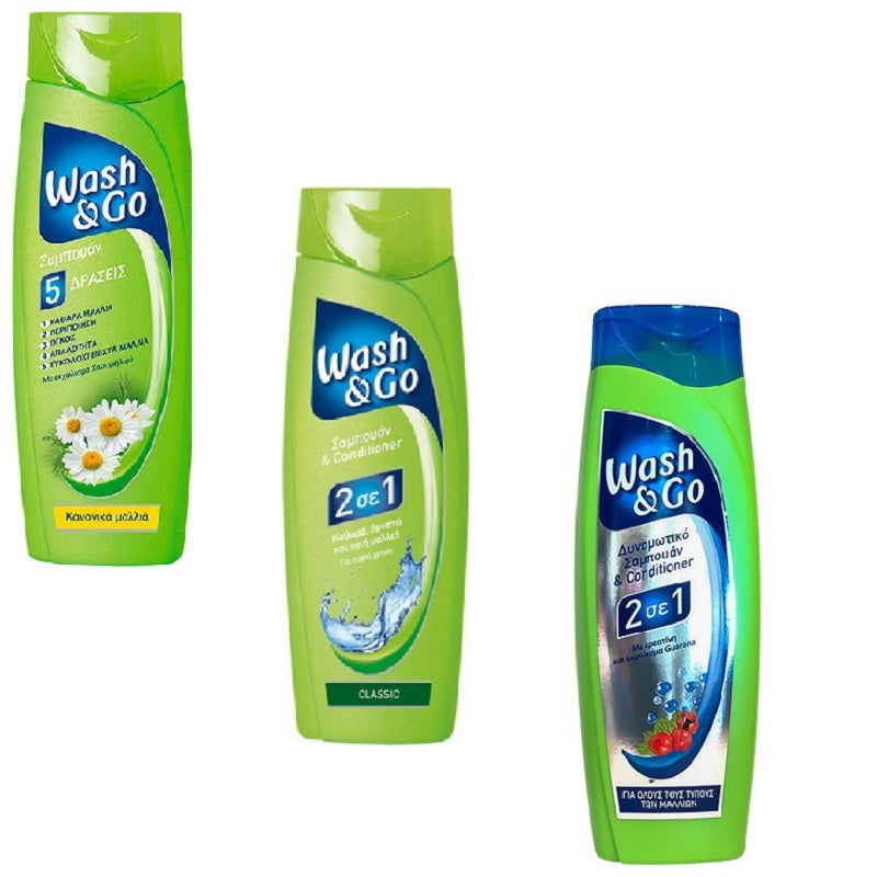 WASH GO ΣΑΜΠΟΥΑΝ 400ml